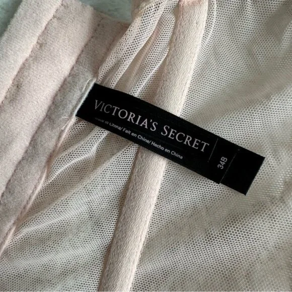 Victoria's SecretPink Front Lace Up Lace Bustier CorsetSize 34B